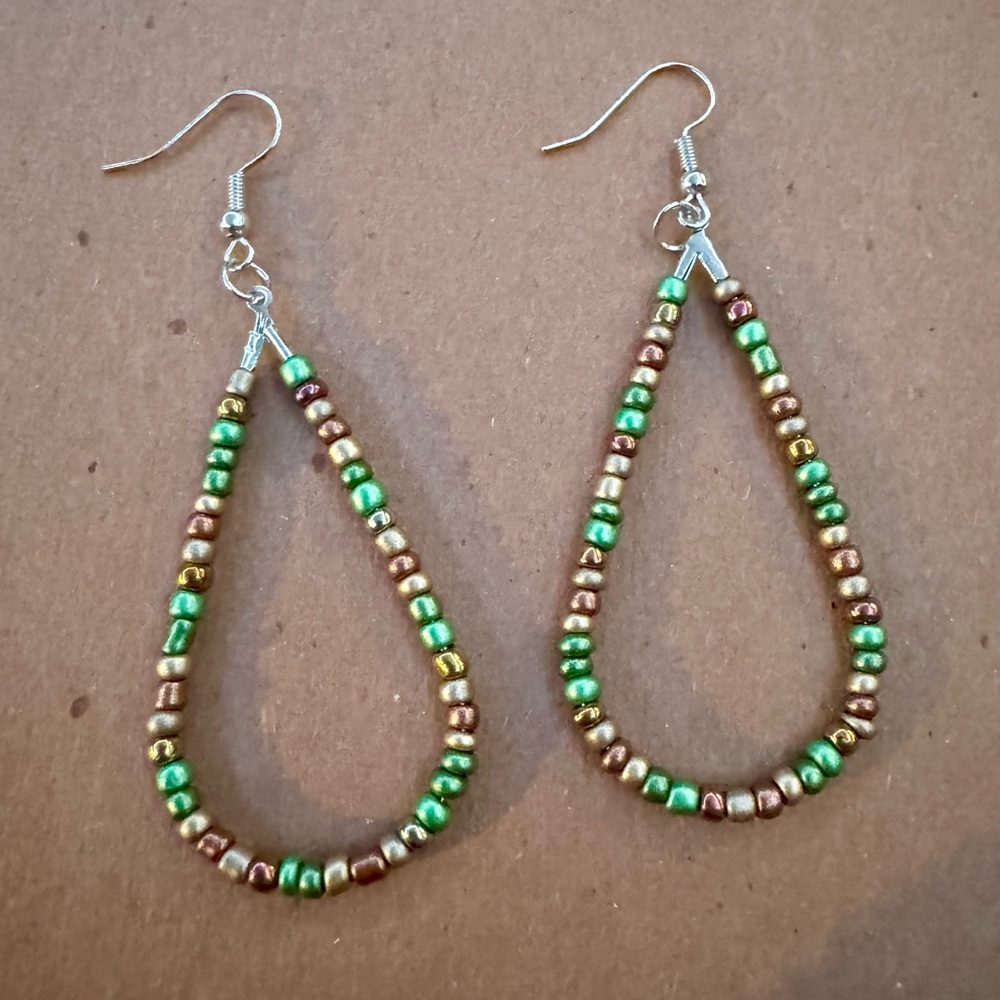 Handmade Seed bead earrings